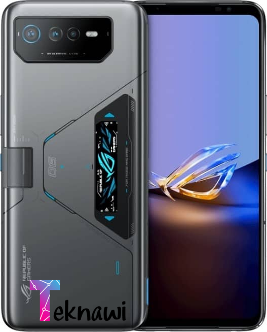 2. هاتف ASUS ROG Phone 6D Ultimate من أفضل هواتف أسوس لعام 2026 للألعاب بمواصفات عالية