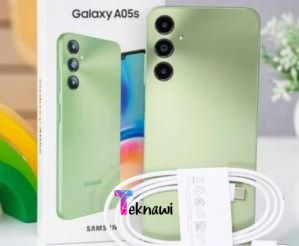 محتويات علبة هاتف Samsung Galaxy A05s