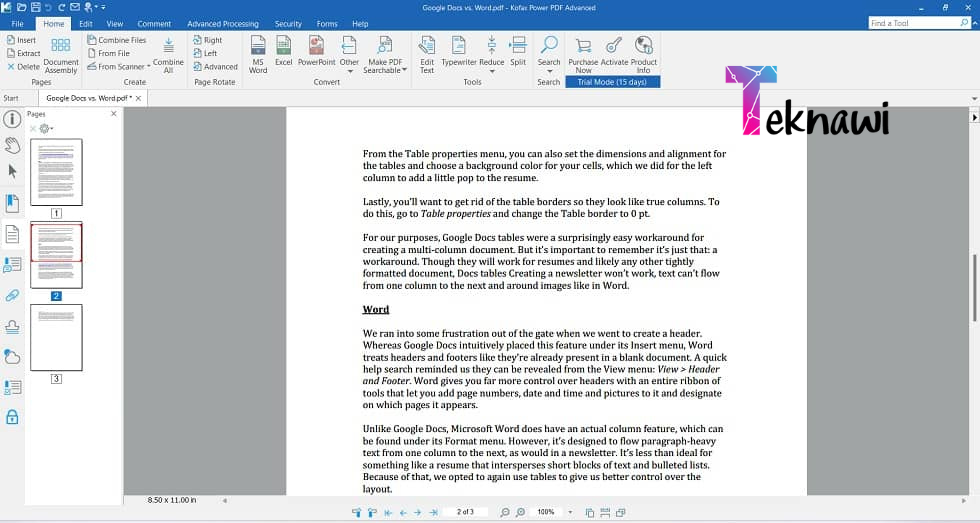 برنامج Kofax Power PDF في نهاية قائمتنا لأفضل برامج تعديل ملفات PDF