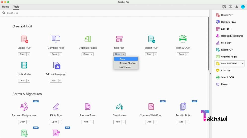 برنامج Adobe Acrobat Standard في صدارة أفضل برامج تعديل ملفات PDF لعام 2026
